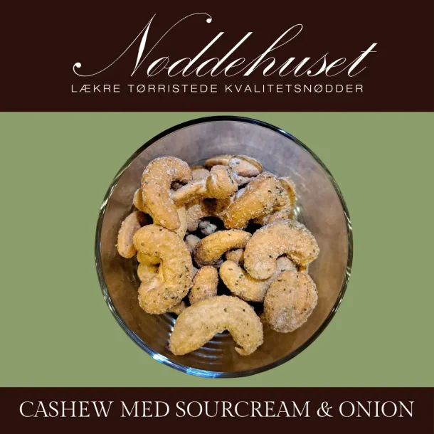 T�rristede cashewn�dder med sour cream &amp; onionsmag 