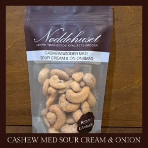 T�rristede cashewn�dder med sour cream & onionsmag 