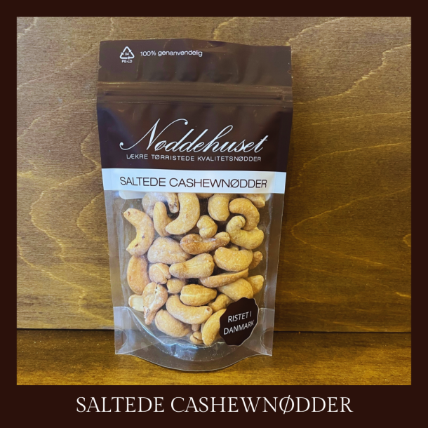 Tørristede saltede cashewnødder