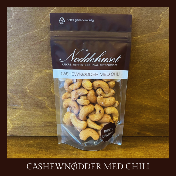 Tørristede cashewnødder med chili