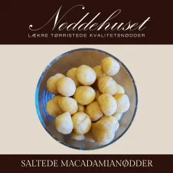 Trristede saltede macadamiandder